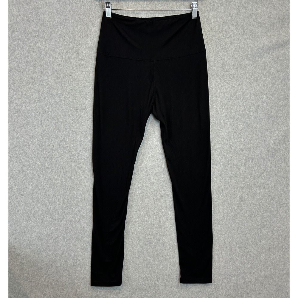 Skylee Collection Maternity Leggings Black High Waist Over Belly Womens O/S